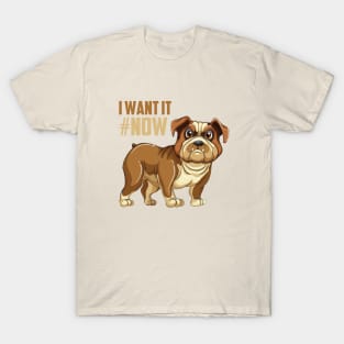 Bull Dog Angry T-shirt T-Shirt